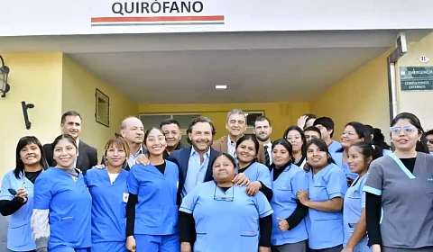 De la mano de Sáenz, vuelven las cirugías al hospital de Rosario de Lerma Sáenz en el hospital de Rosario de Lerma